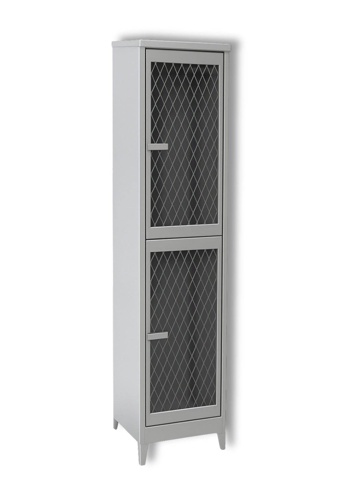 2 Tier Steel Locker with Mesh Doors (POA)