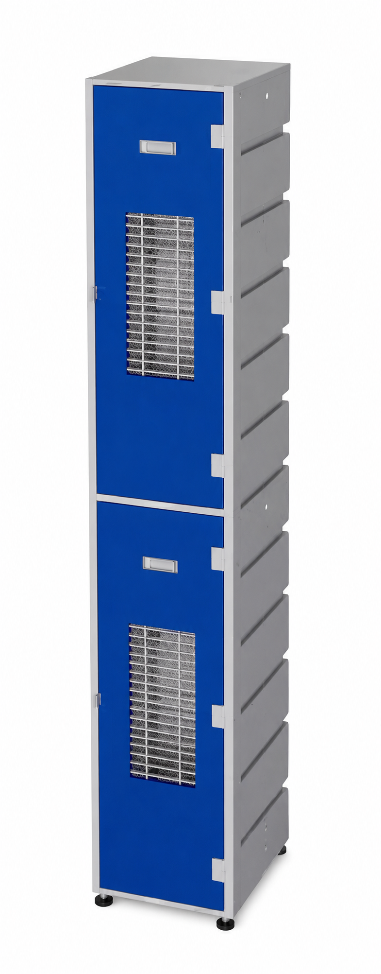Plastic Locker - 2 Tier with Mesh Door (Flat/Slant Top)
