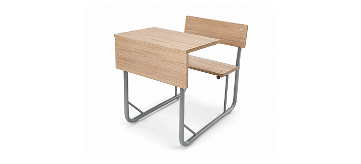 Combination School Desk - Single