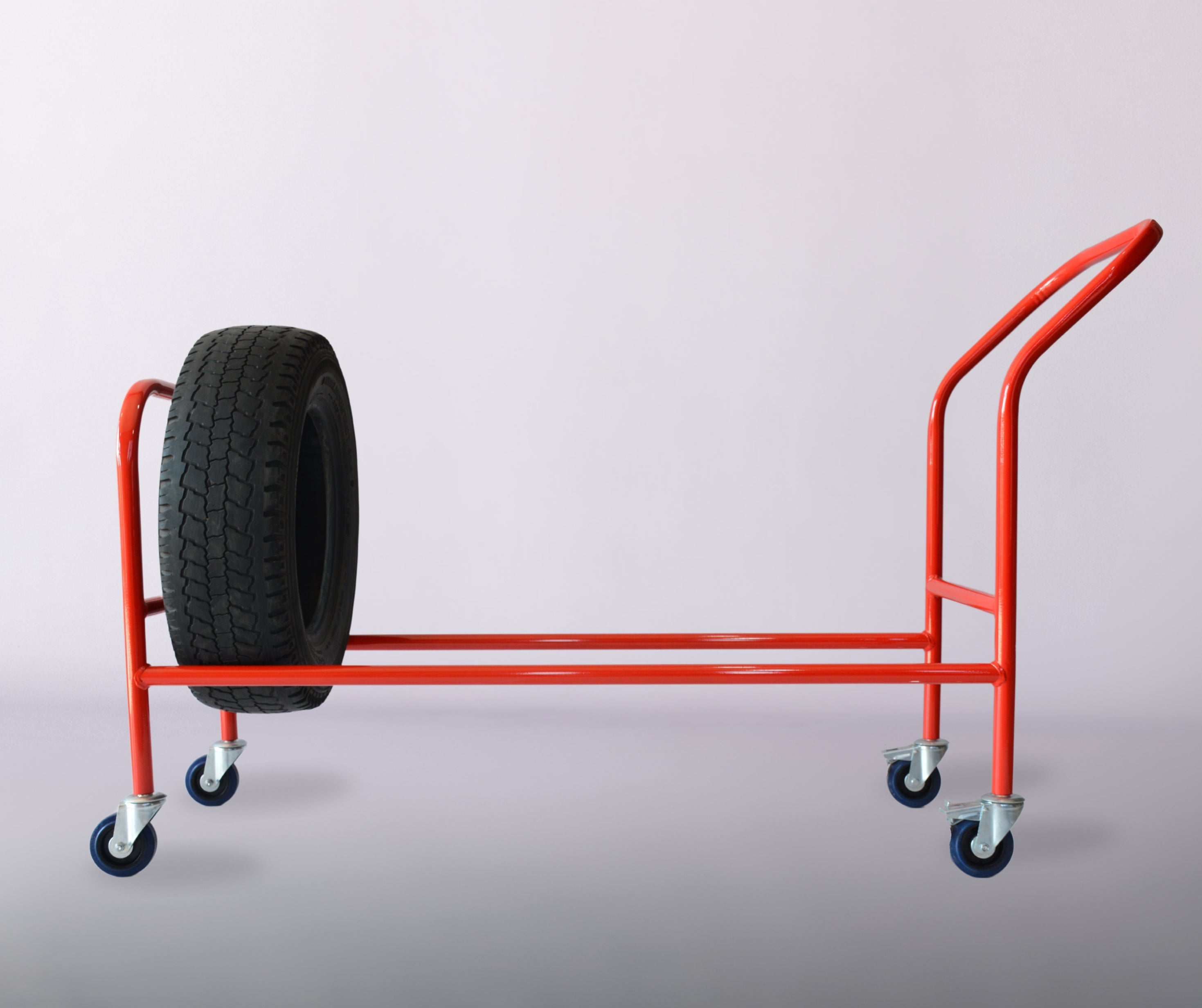 Mobile Tyre Display Trolley